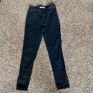 Black 721 Levi high waisted jeans